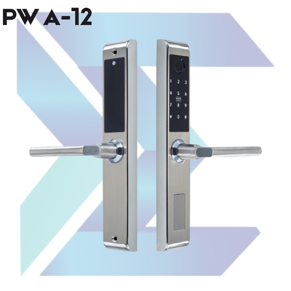 Khóa vân tay làm từ thép A-12