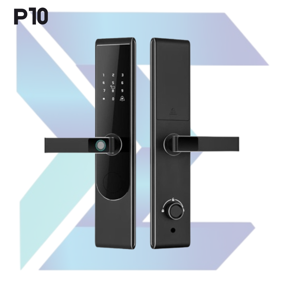 Khóa vân tay làm từ hợp kim nhôm cao cấp P10